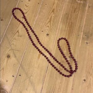 NoonDay Collection Small Bead Purple Necklace
